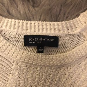 jones new york cream sweater